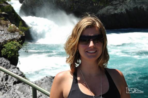 Visita aos Saltos de Petrohué, no Parque Nacional Vicente Pérez Rosales,  região de Puerto Varas, no sul do Chile